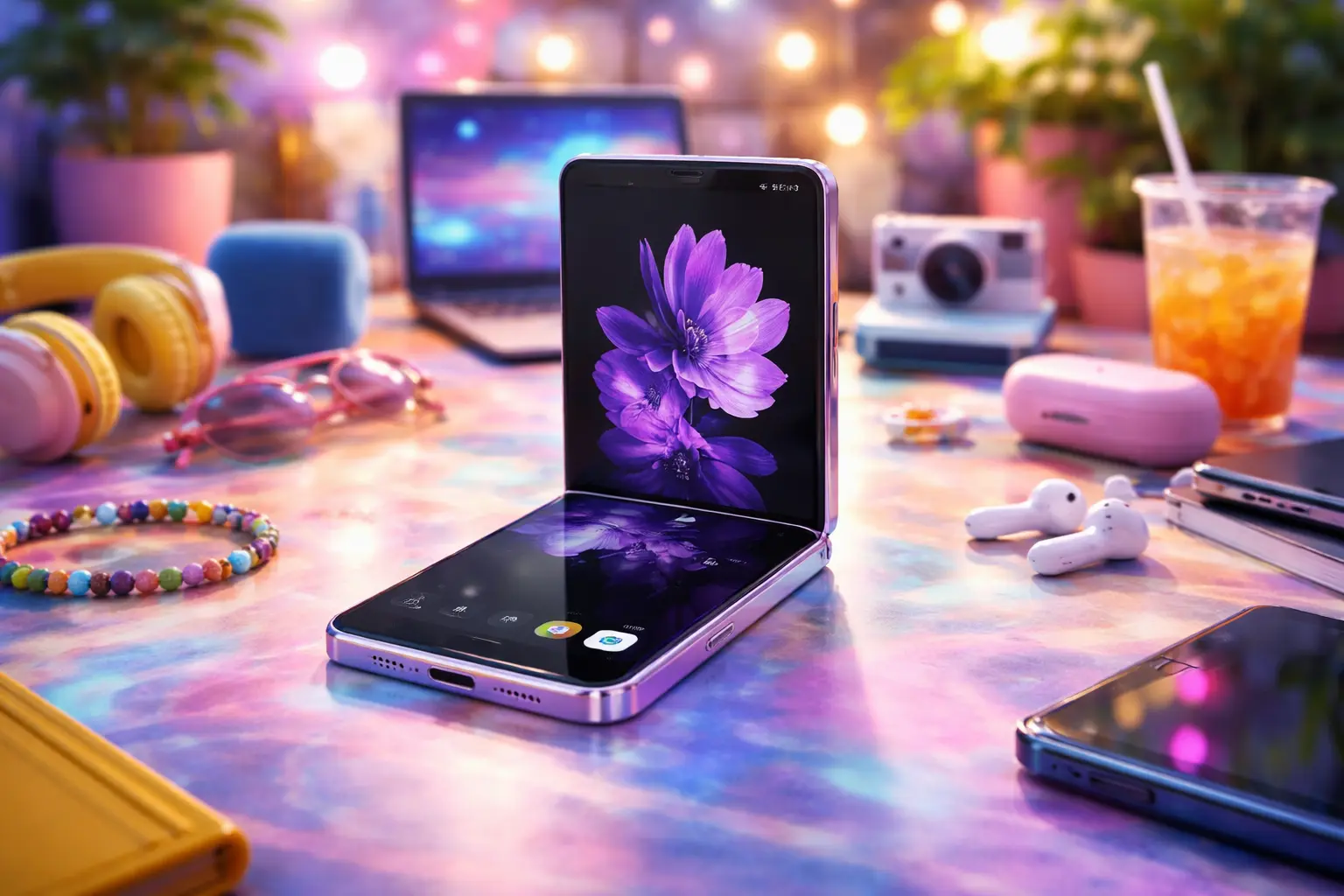 Samsung Galaxy Z Flip 7 destaque em 01/30/2026 11:23:33: 6 modelos dobráveis para qualquer bolso