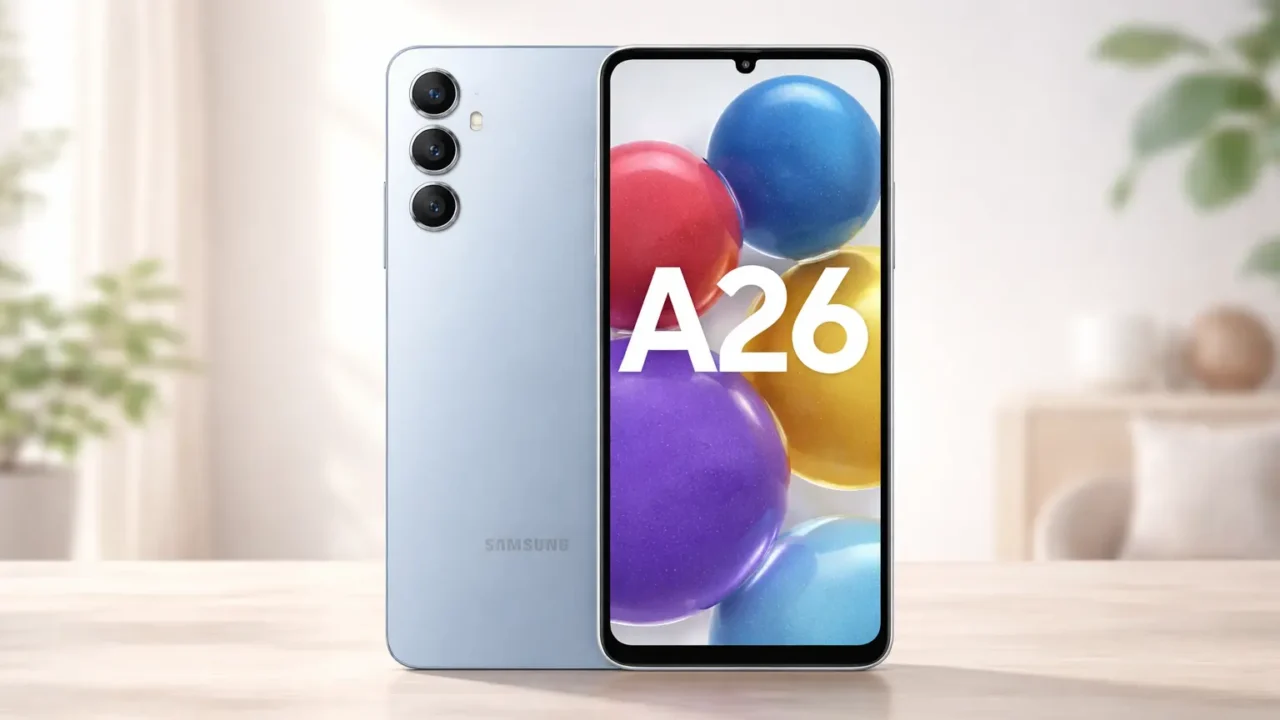 6 Celulares Samsung A26 com design premium por preço justo em 01/02/2026 18:22:04
