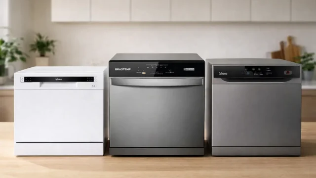 Máquina lava-louças: 3 opções por capacidade para decidir