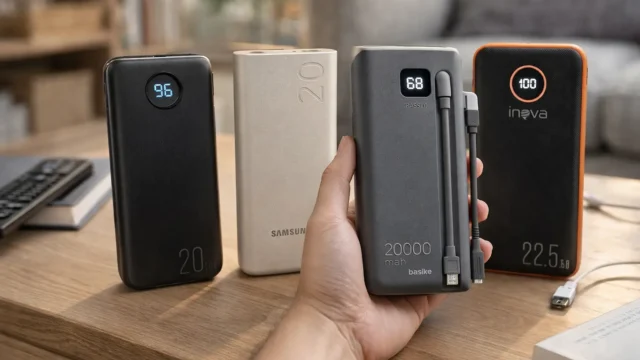 Carregador portátil 20000mAh: 4 opções para decidir melhor