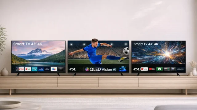 Smart TV 43" 4K Samsung: 3 opções por perfil de uso