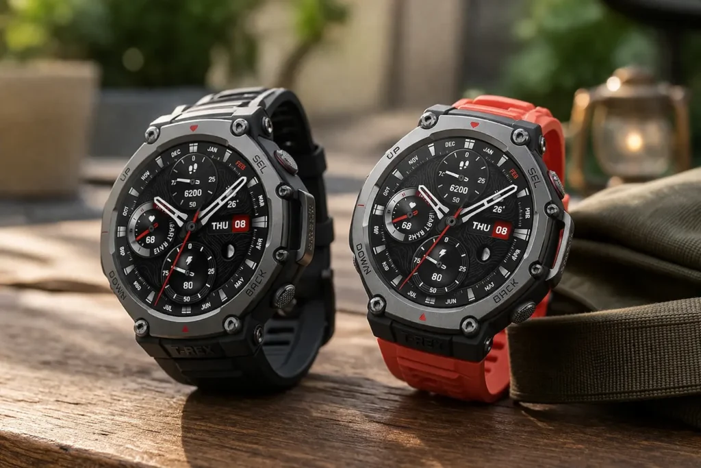 Smartwatch robusto: 2 opções T-Rex 3 para escolher com clareza