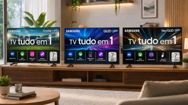 TVs Samsung 43” 4K: 3 opções para acertar na escolha
