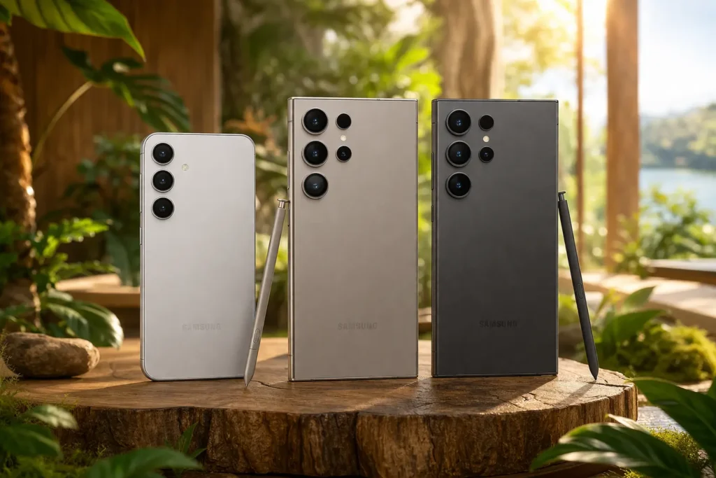 Smartphones Samsung S24: 3 opções com tela de 6.2" a 6.8" para cada perfil