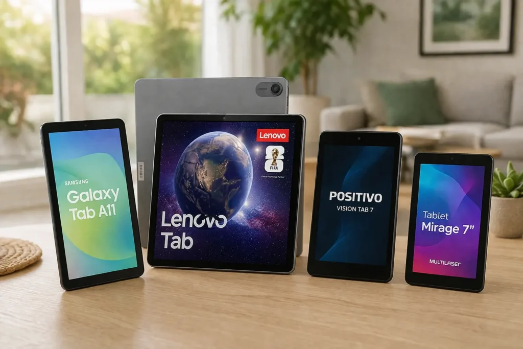 Tablet barato e bom: 4 opções por perfil para escolher com clareza