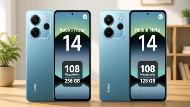 Redmi Note 14 azul: 2 opções por memória para uso diário