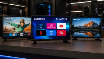 Smart TV Samsung 32 HD: 3 opções para streaming e uso diário