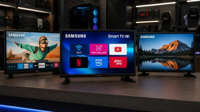 Smart TV Samsung 32 HD: 3 opções para streaming e uso diário