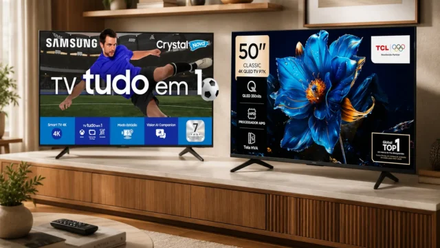 Smart TV 50: 5 opções com foco em streaming e uso diário