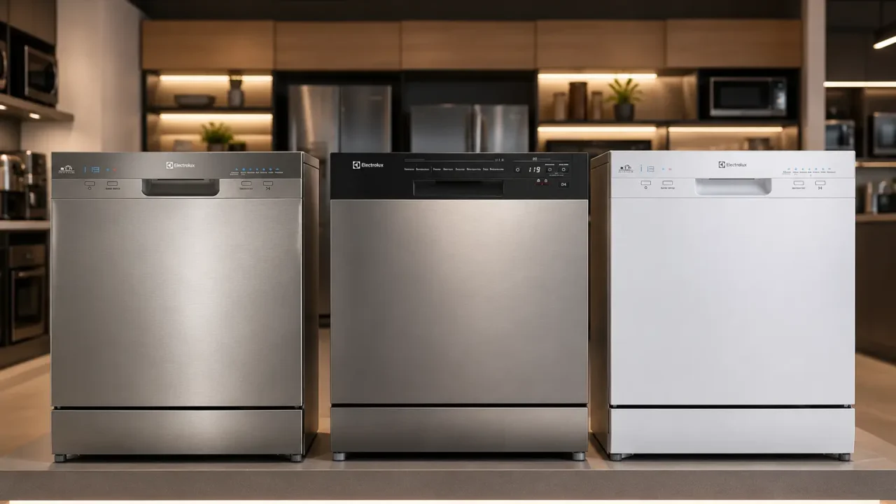 Lava-louças Electrolux 8 serviços: 3 opções para cozinhas compactas