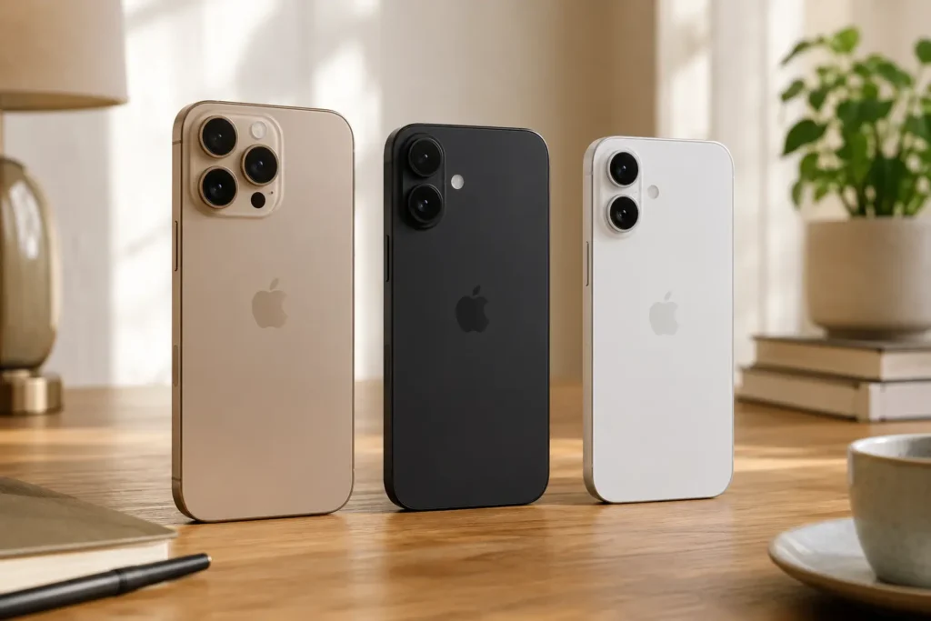 iPhone 16 de 256 GB: 3 opções para entender o que muda no uso