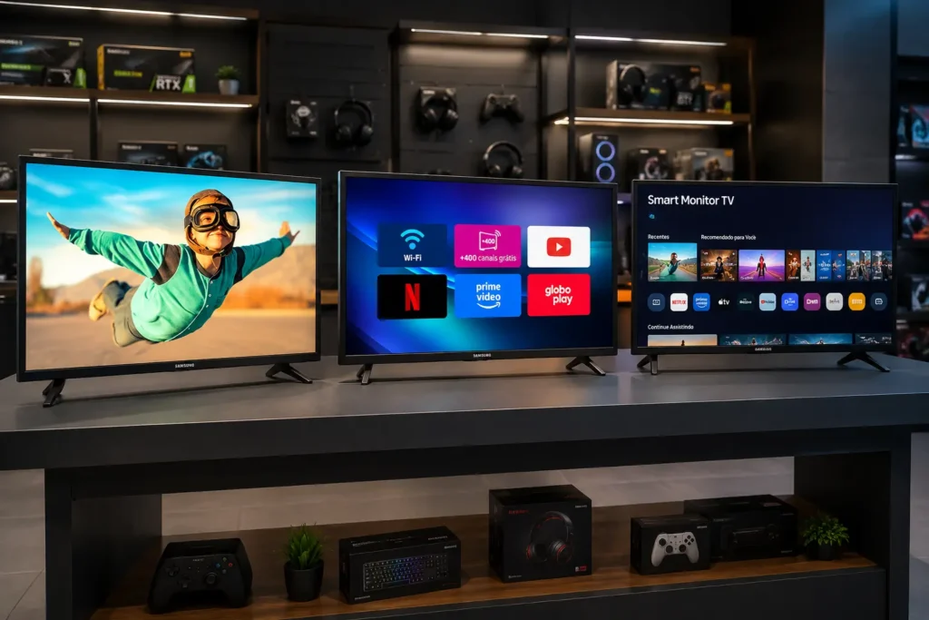 TV smart Samsung 32: 3 opções para streaming e uso diário