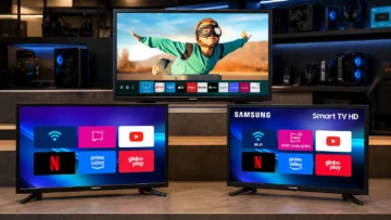 TV Samsung 32": 3 opções para streaming e uso diário em casa