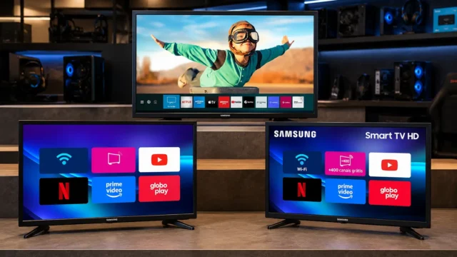 TV Samsung 32": 3 opções para streaming e uso diário em casa