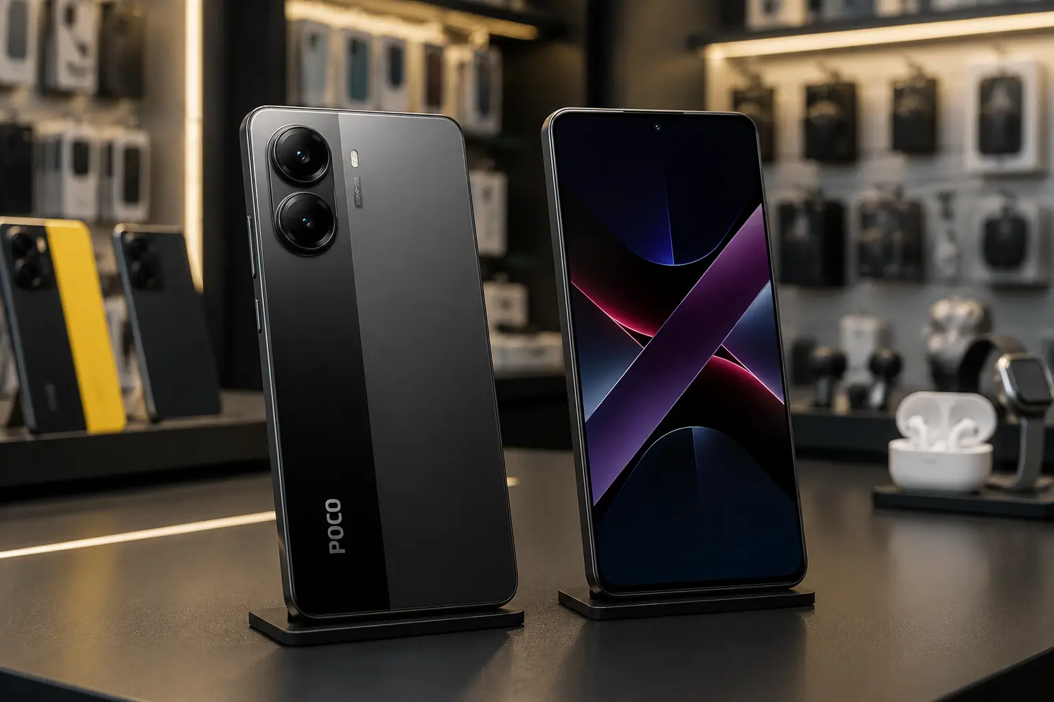 Smartphones Xiaomi Poco X7 Pro 5G: opções com 256GB para escolher sem exagero