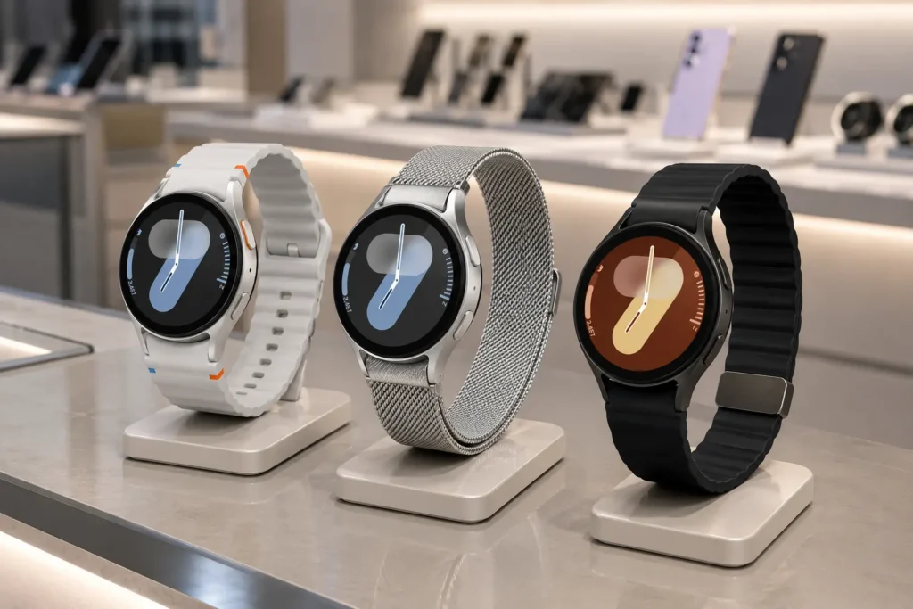 Pulseiras Galaxy Watch 7: 4 opções para uso diário e treinos
