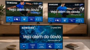 Smart TVs Samsung 50": 3 opções para streaming e uso diário