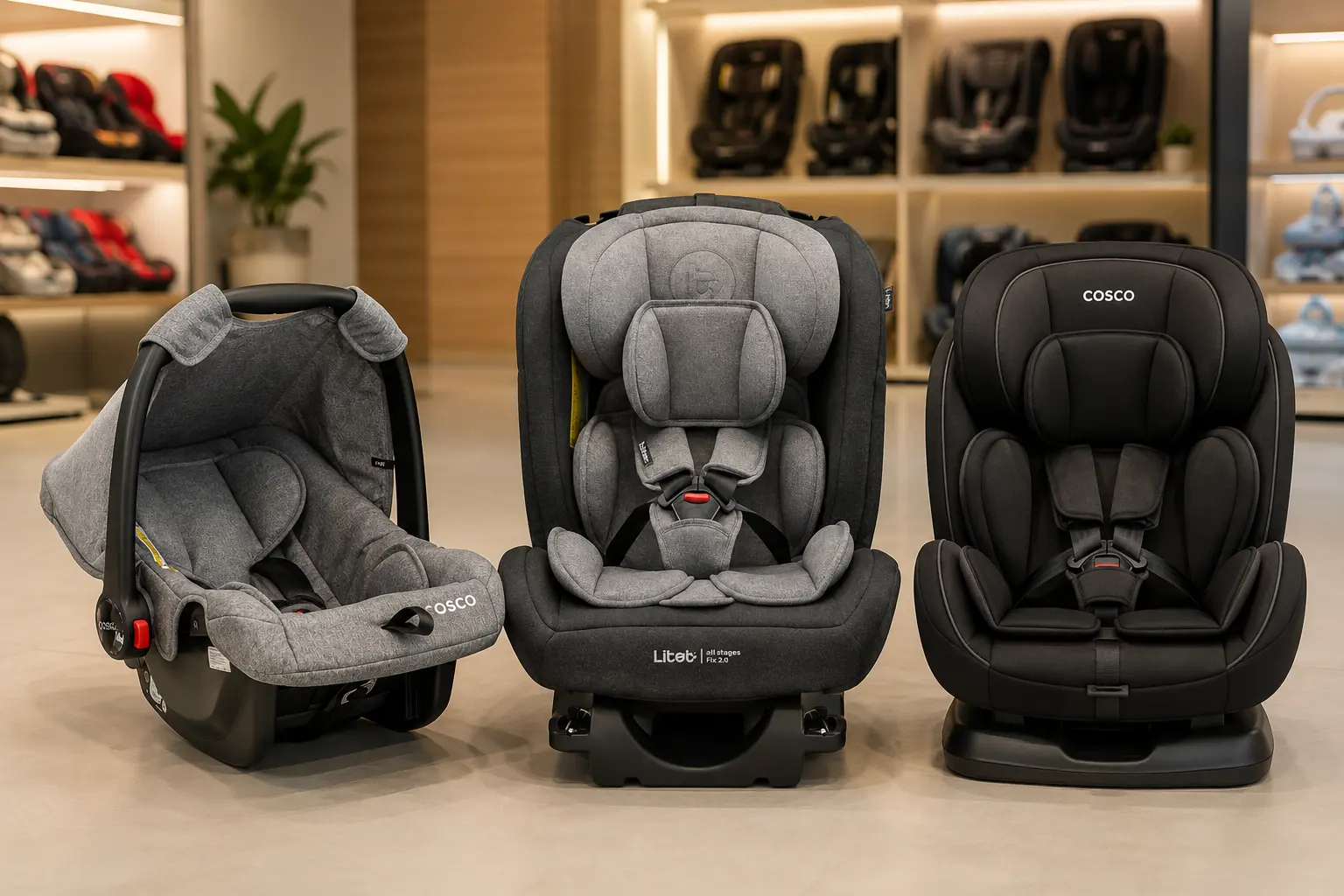 Bebê conforto e cadeirinha: 3 opções para fases e usos diferentes