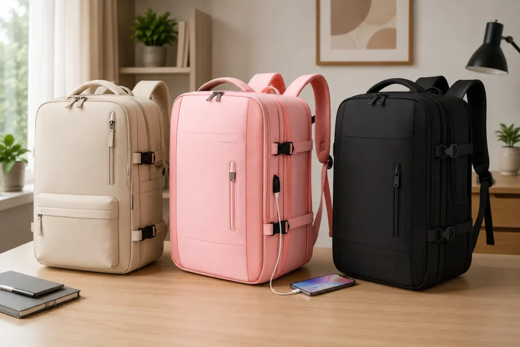 Mochilas femininas de viagem: 3 opções para uso prático no dia a dia