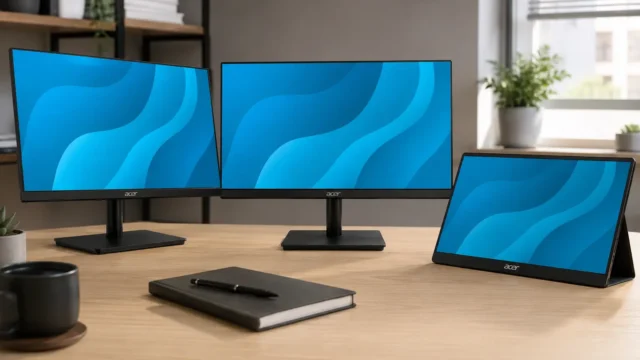 Monitores Acer para trabalho e uso diário: 3 opções úteis