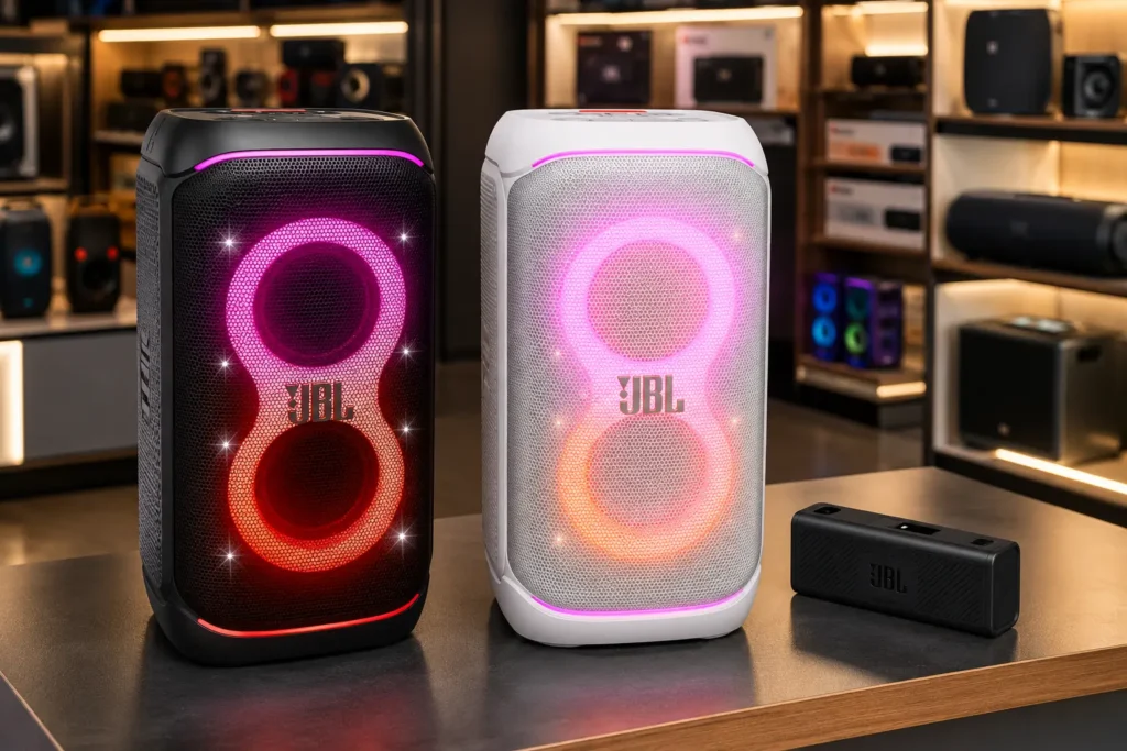 JBL PartyBox Stage 320: 3 opções para festas e uso portátil