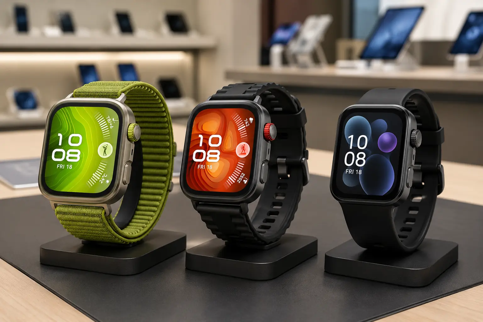 Smartwatch Huawei Watch Fit 4 Pro: 3 versões para uso diário
