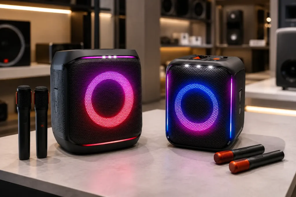 Caixa de som JBL com microfone: 3 opções para festas
