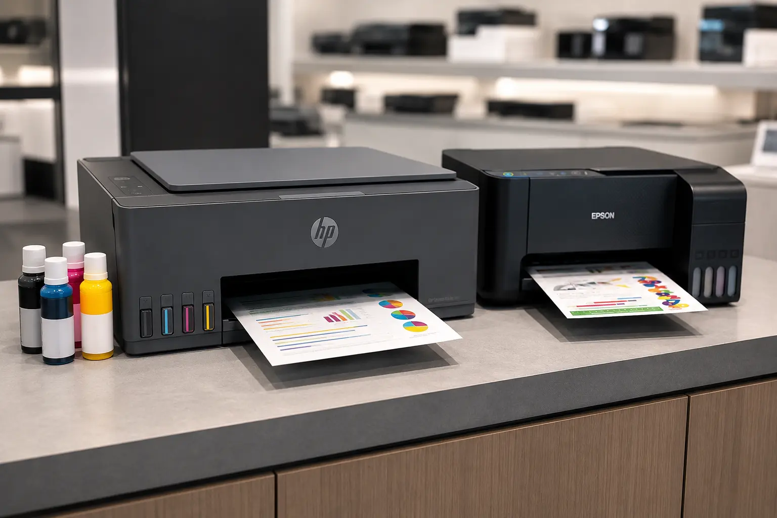 Tanque de tinta colorida: veja se vale ir de multifuncional HP ou Epson