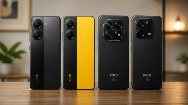 Smartphones Poco X7 e X8: 4 opções de 512GB e 12GB RAM para decidir sem exagero