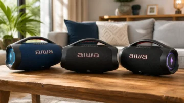 Caixa de som boombox Aiwa: 3 modelos para uso externo