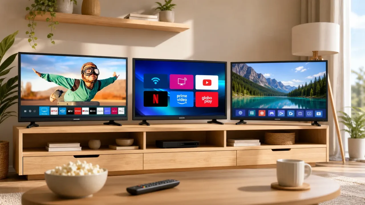 Smart TV Samsung 32: 3 opções para uso diário em casa