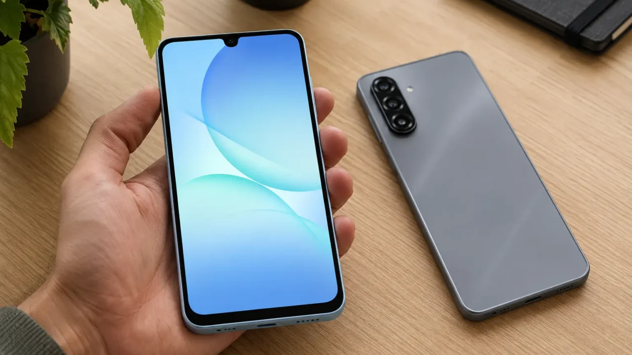 Procurando o Galaxy A16? A17, A07 e A56 mudam a escolha por memória e proteção