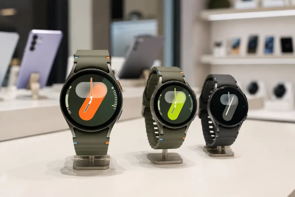 Galaxy Watch7 de 40 ou 44 mm: quando o tamanho pesa mais que subir para o Watch8