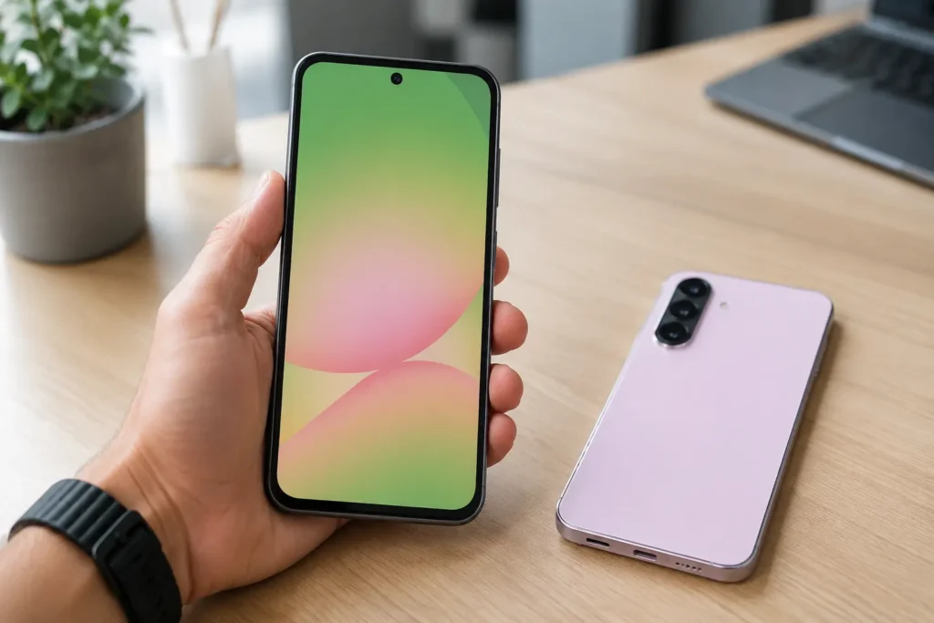 Galaxy A56 5G com 128GB ou 256GB: quando a memória muda a escolha — e onde A36 e A57 entram