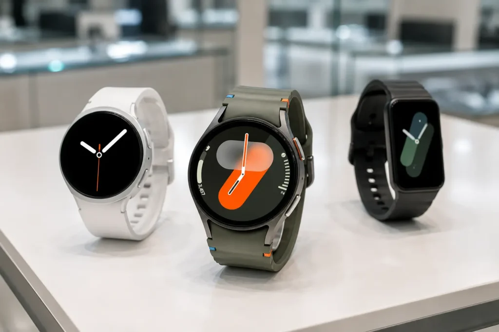 Galaxy Watch7, Watch8 ou Fit3: quando subir de linha realmente muda a escolha