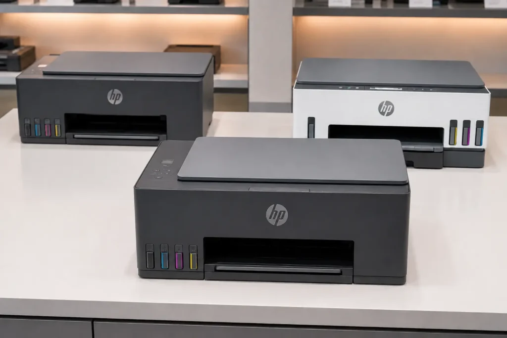 HP Smart Tank 581, 584, 589 ou 724: quando o duplex justifica subir de linha