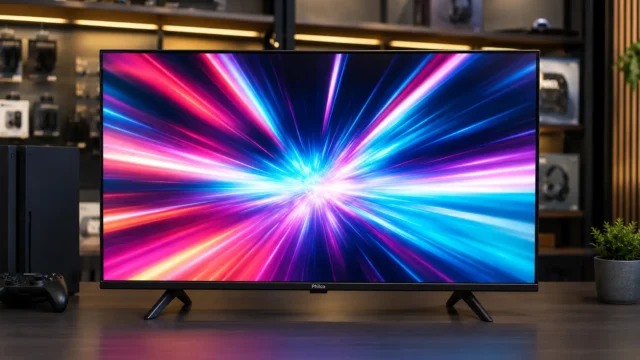 Philco 32” ou AOC 55” 4K: TV compacta ou tela grande?
