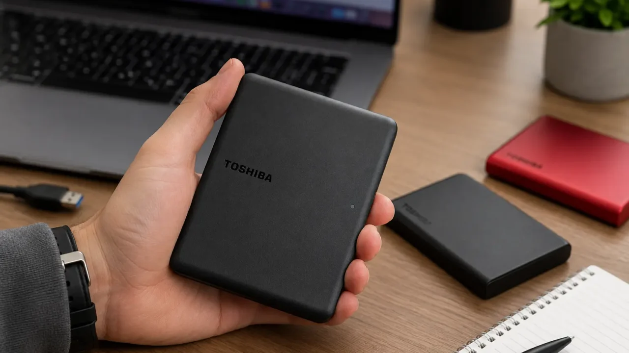 HD externo Toshiba Canvio: quando 4TB resolve e quando 1TB ou 2TB bastam