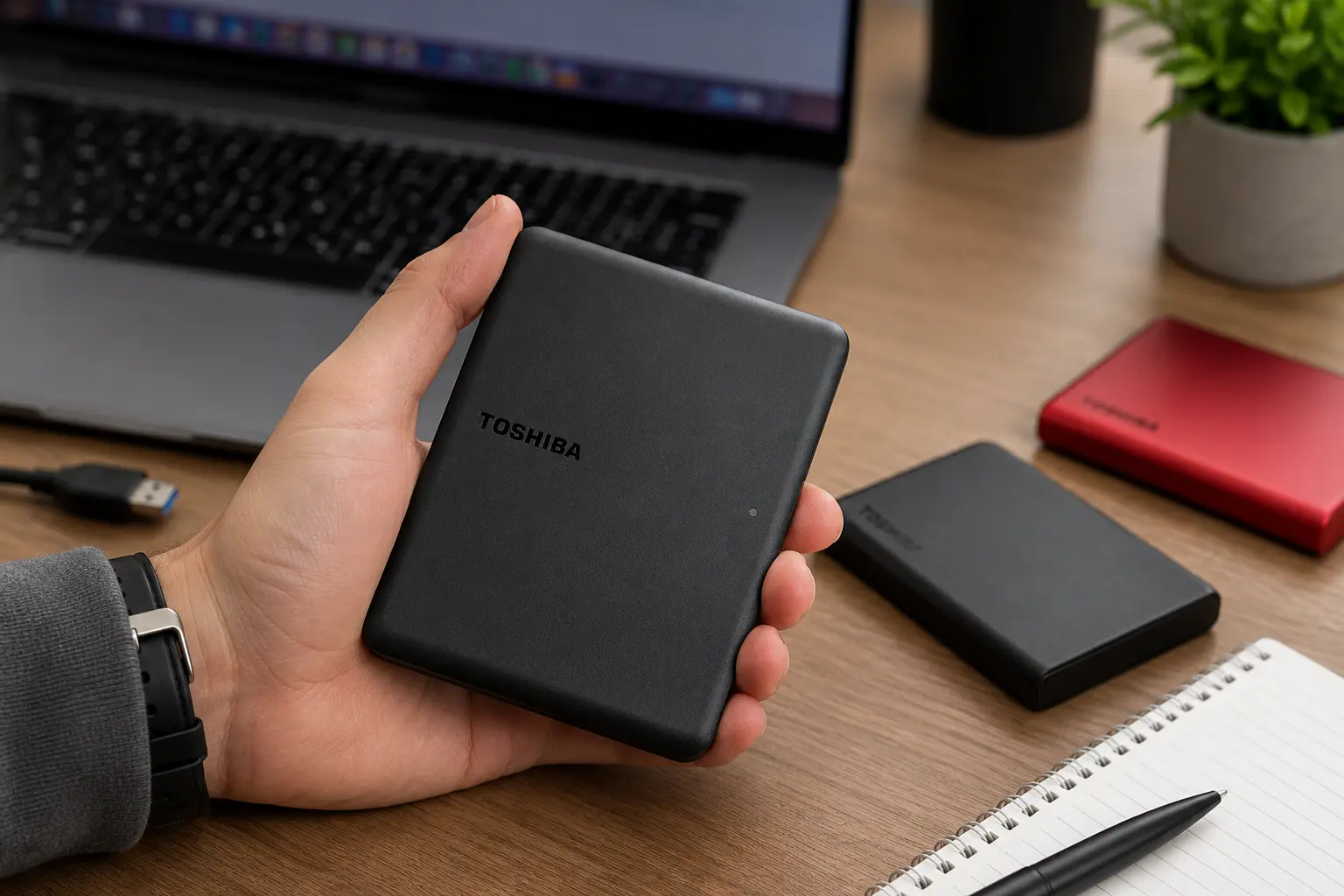 HD externo Toshiba Canvio: quando 4TB resolve e quando 1TB ou 2TB bastam