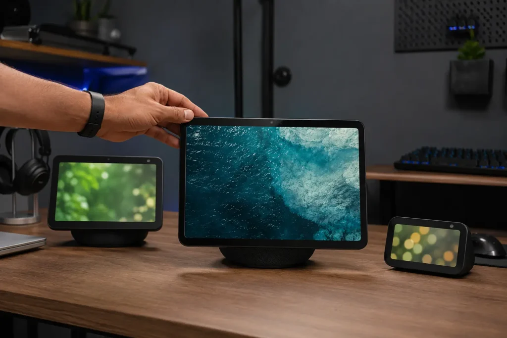 Echo Show grande ou compacto: tela, som e casa inteligente pesam na escolha