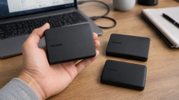 HD externo Toshiba 2TB ou 4TB: quando mais espaço realmente muda a escolha
