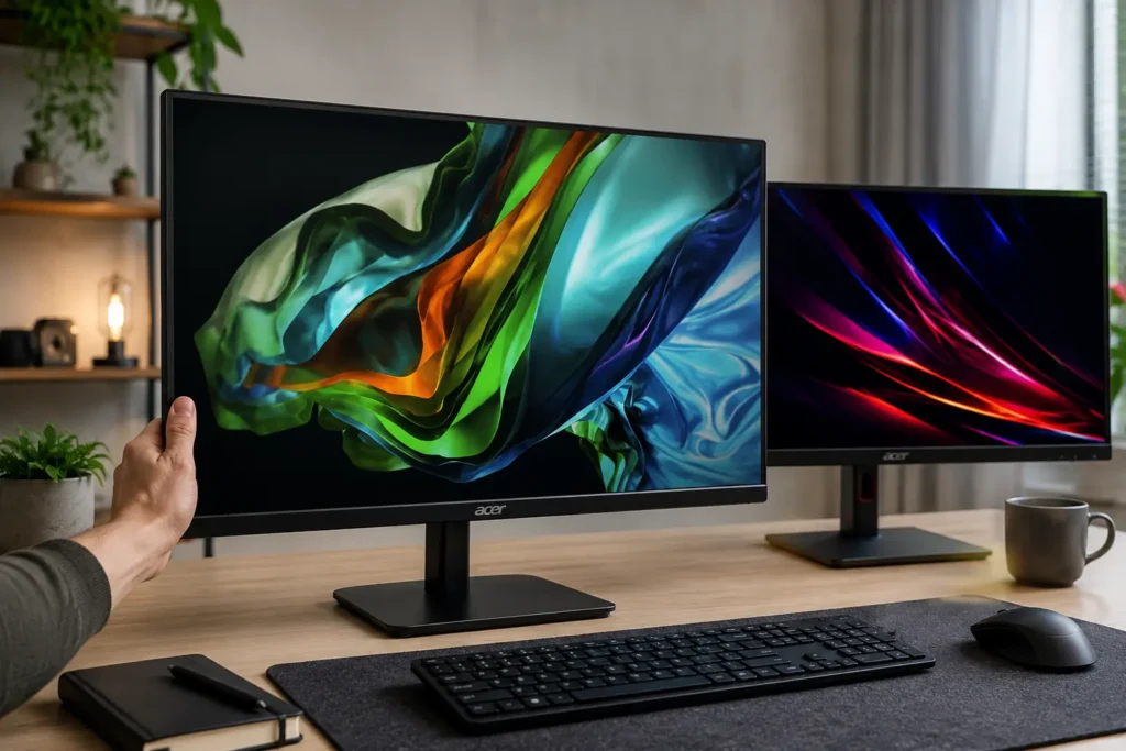 Monitor Acer MK241Y 23.8 ou Nitro: quando os Hz extras pesam na escolha