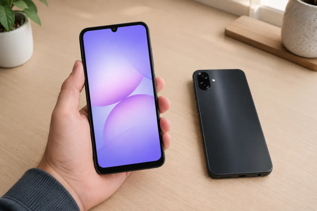 Galaxy A07 128GB ou 256GB: quando memória e RAM pesam na escolha