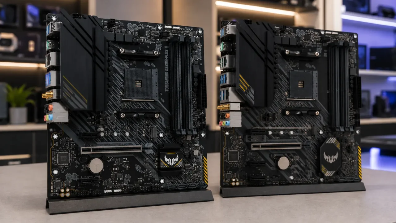 TUF Gaming A520M-PLUS II ou B550: quando subir de placa muda o setup AM4