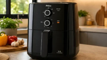 Philco Air Fryer 5,5L ou Amvox 4,5L: capacidade faz diferença?