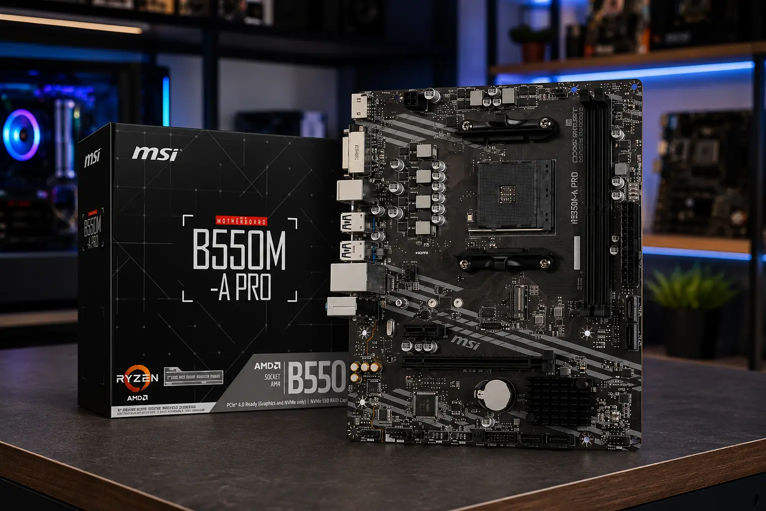 MSI PRO B550M-P ou A520M-A PRO: o que muda na escolha para AM4?