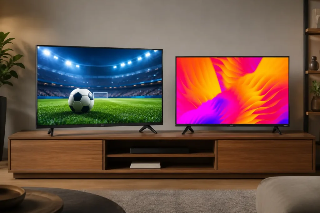 TCL 32S5K ou AOC 32S5155: QLED ou Roku TV na escolha?