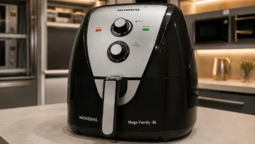 Mondial Air Fryer 8L ou 3,5L: capacidade ou espaço?