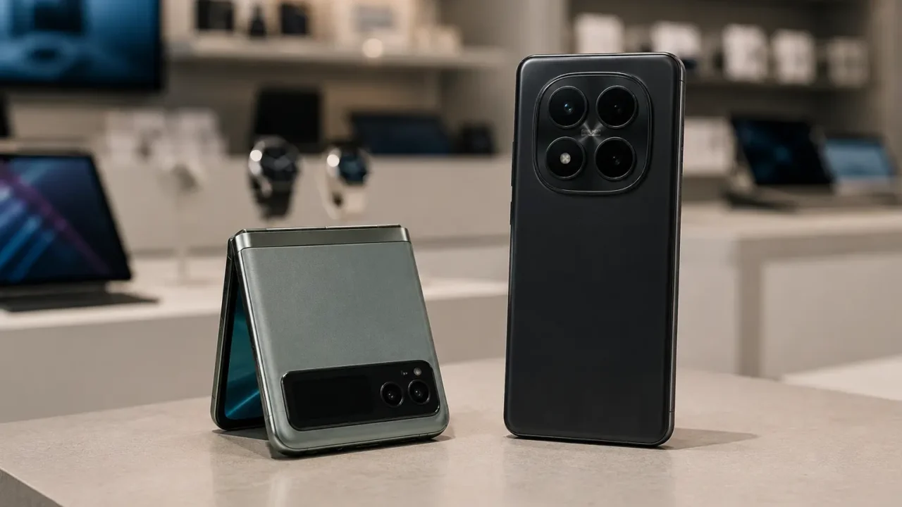 Razr 40 cabe no bolso; Redmi Note 15 Pro prioriza capacidade