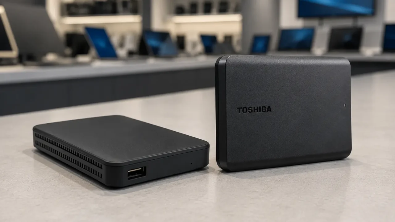 HD genérico de 500 GB ou Toshiba de 1 TB: espaço e conexão decidem